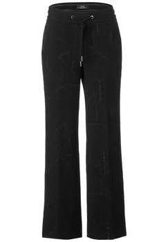 Брюки CECIL Loose fit Pants, черный