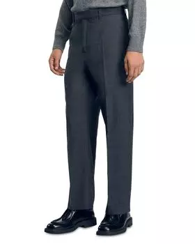 Брюки Charlie Regular Fit Sandro, серый