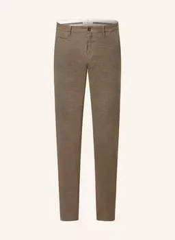 Брюки чино BRAX FABIO Modern Fit, темно-коричневый