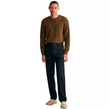 Брюки чинос Gant Regular Fit Tech Prep, черный