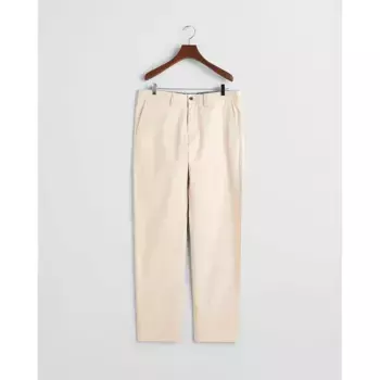 Брюки чинос Gant Twill Regular Fit, бежевый