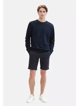Брюки чинос Tom Tailor Chinoshorts, темно-синий