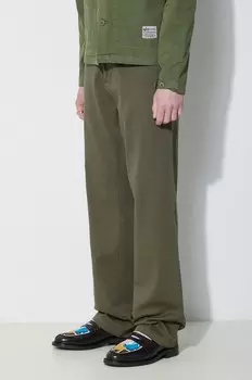 Брюки-чиносы Alpha Industries, зеленый