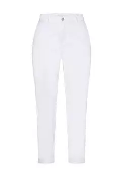 Брюки-чиносы, длина 7/8, с содержанием хлопка, женские MAC, цвет White Lol