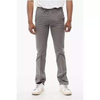 Брюки-чиносы ID Stretch из хлопка Corneliani, Gray