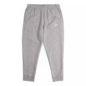 Брюки club sweatpants 'grey' Nike, серый