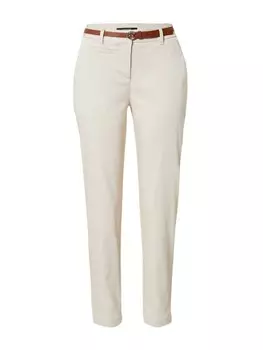 Брюки COMMA Slim fit Chino Pants, кремовый