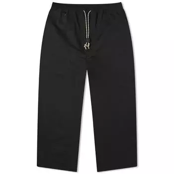 Брюки Comme Des Garons Homme Linen Blend Drawstring, черный