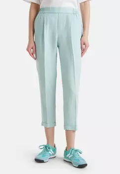 Брюки CROPPED United Colors of Benetton, зеленый