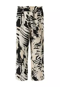Брюки CULOTTE MIT MUSTER comma, черный