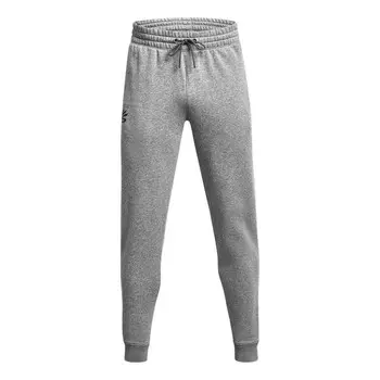 Брюки curry splash logo joggers sweatpants 'grey' Under Armour, серый