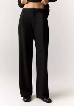 Брюки DARTED PULL&BEAR, черный