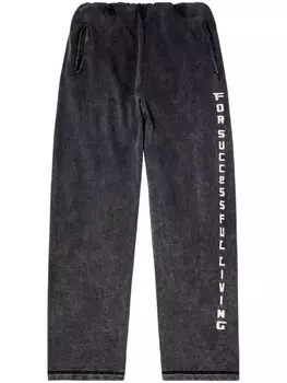 Брюки Diesel с эффектом денима, серый