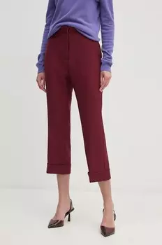 Брюки Dkny, бордовый
