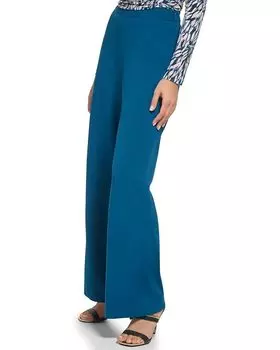 Брюки DKNY Wide Leg Side Zip Pants, цвет Dark Topaz