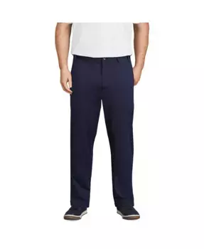 Брюки для гольфа Big & Tall Flex Lands' End, синий