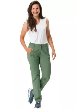 Брюки для улицы FARLEY STRETCH ZO T-ZIP II Vaude, цвет willow green