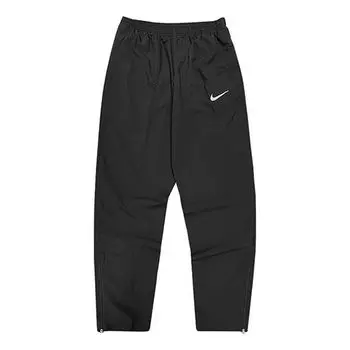 Брюки dri-fit quick dry training sports woven long pants black Nike, черный