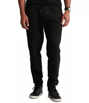 Брюки-джоггеры двойной вязки Polo Ralph Lauren Big & Tall, черный