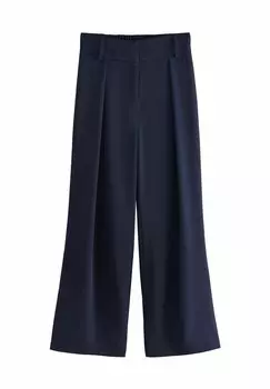 Брюки ELASTICATED BACK WIDE Next, синий