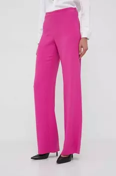 Брюки Emporio Armani, розовый