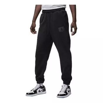 Брюки essentials men's fleece winter trousers 'black' Air Jordan, черный