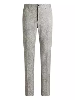 Брюки ETRO из жаккарда, серый