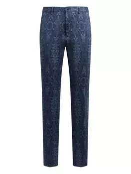 Брюки ETRO из жаккарда, синий