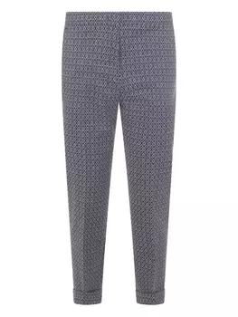 Брюки ETRO с жаккардовым узором, синий