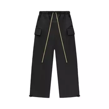 Брюки Fear of God Essentials Textured Nylon Field Pant Black, черный