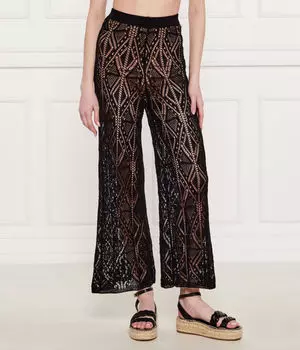 Брюки Flare fit Liu Jo, черный