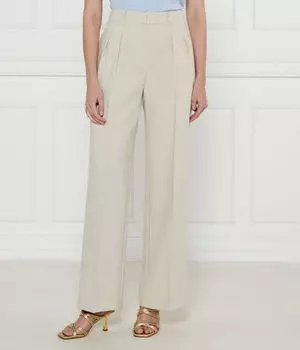 Брюки Flare fit Patrizia Pepe, желтый