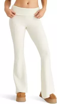 Брюки Fold-Over Waistband Sweater Wide Leg with Bling Juicy Couture, цвет Angel