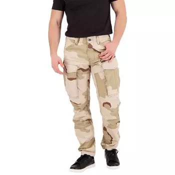 Брюки G-Star Rovic Zip 3D Regular Tapered Fit, коричневый