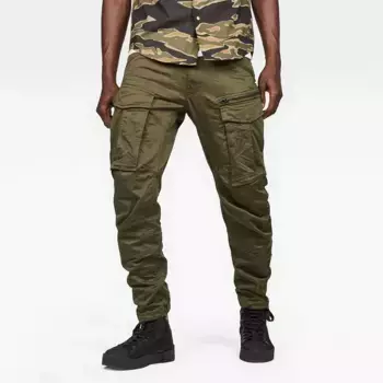 Брюки G-Star Rovic Zip 3D Regular Tapered, зеленый
