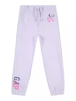 Брюки GAP Tapered Pants, цвет Light purple/Dark purple