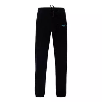 Брюки gradient sweat men black Off-White, черный