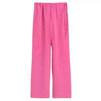 Брюки H&amp;M Flared, розовый