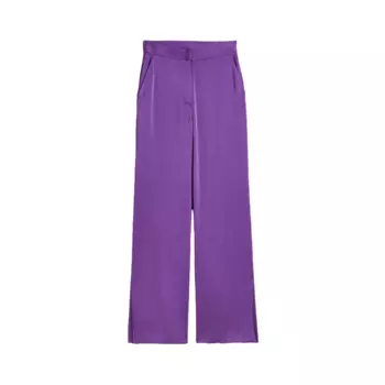 Брюки H&amp;M Satin, фиолетовый