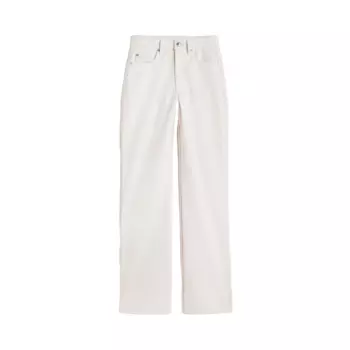 Брюки H&M Straight, белый