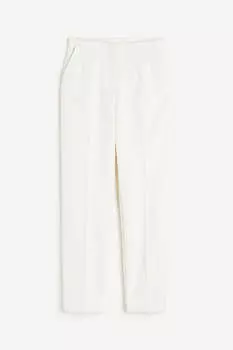 Брюки H&M Tapered, кремовый