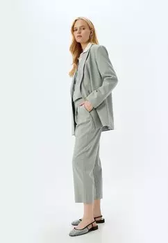 Брюки HIGH WAIST Koton, серый