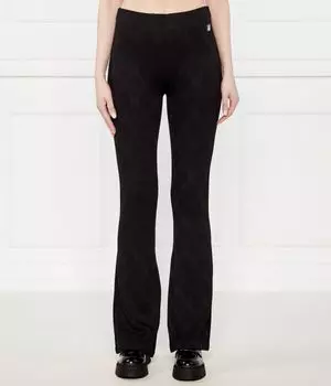 Брюки Hugo Nalentine Flare Fit, черный