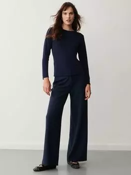 Брюки из джерси Фрэнки Понте Finery, темно-синий