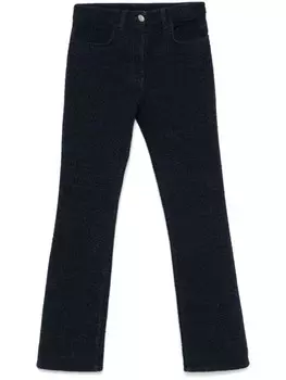 Брюки из ткани букле Givenchy, синий