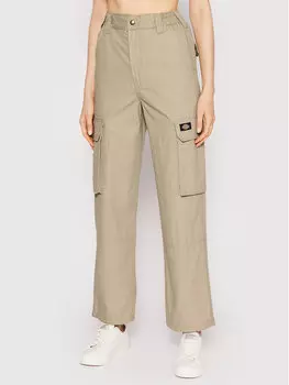 Брюки из ткани regular fit Dickies, бежевый