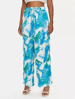 Брюки из ткани regular fit Vero Moda, синий
