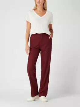 Брюки из ткани с добавлением стрейча, модель «Хейли» Scotch & Soda, бордовый
