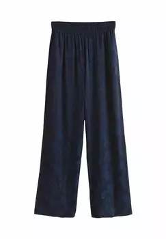 Брюки JACQUARD WIDE LEG Next, синий