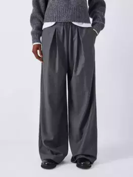 Брюки John Lewis Wool Blend Flannel, серый